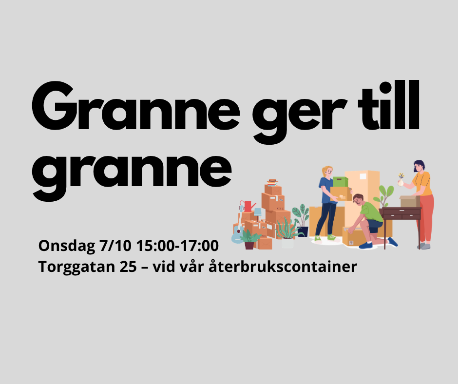 Granne ger till granne